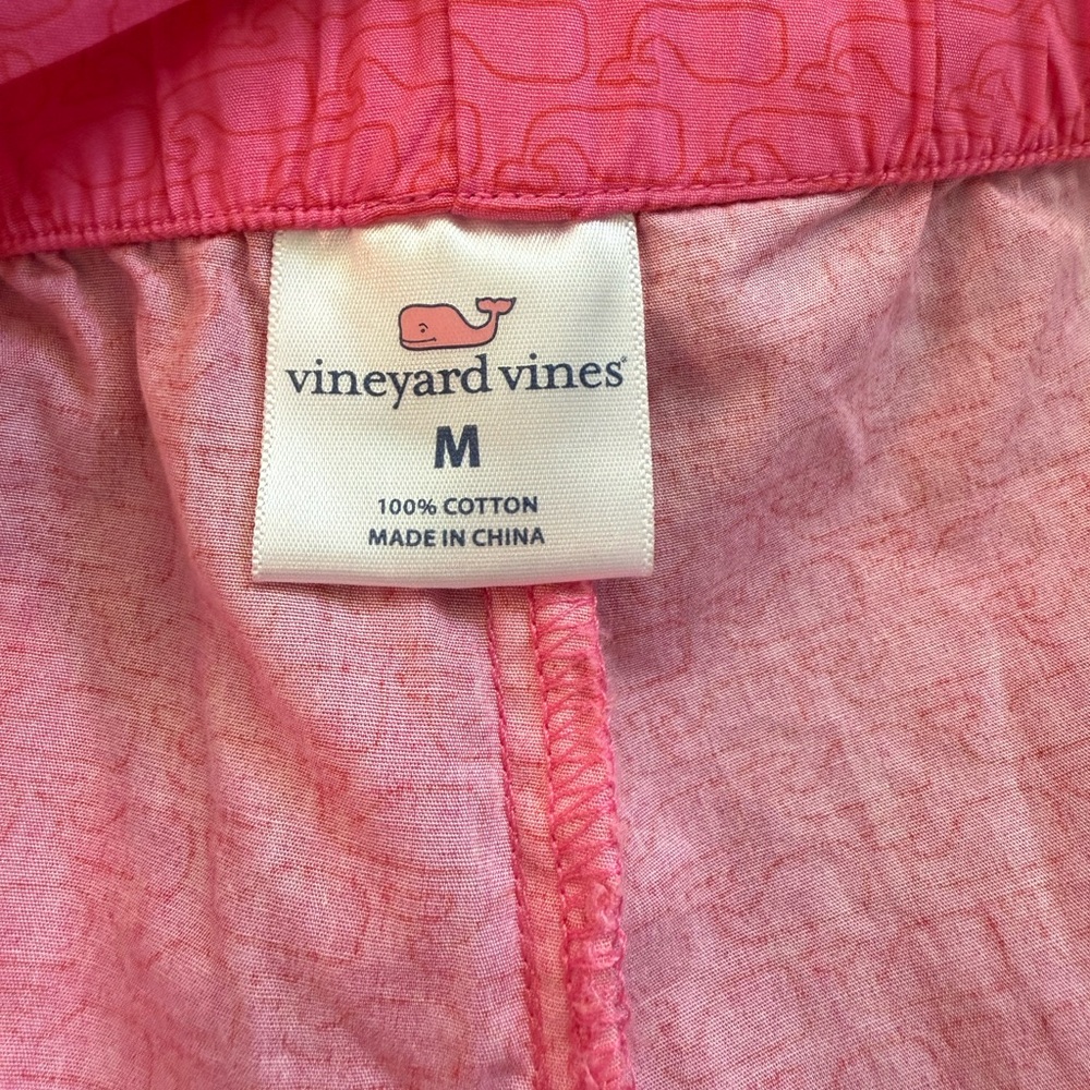 EUC Women’s Vineyard Vines Whale Pattern 2 Piece Long Sleeve Pajama Set Size M - Picture 7 of 9